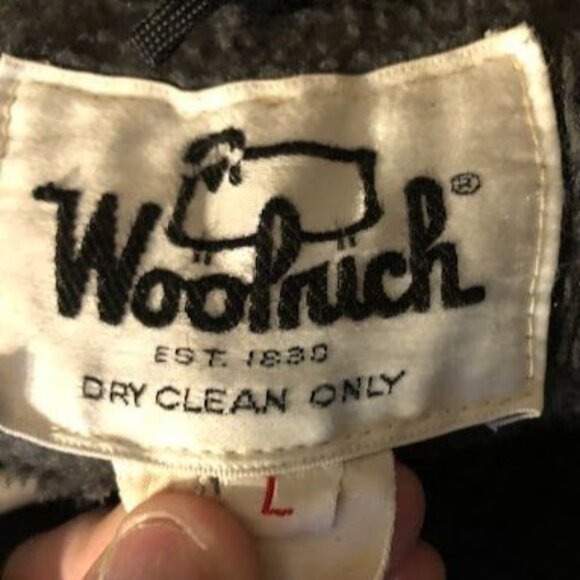 Woolrich Mens Plaid Heavy Jacket Size Large Button-Up Insulated Warm Vintage Det - Picture 3 of 11